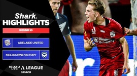 A-League: Adelaide United 3 - 2 Melbourne Victory (2024-2025)