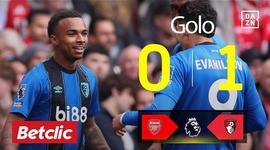 Premier League: Arsenal vs AFC Bournemouth, Golo 0-1 Kroupi (2025-2026)