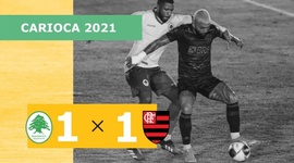 Campeonato Carioca: Boavista-RJ 1 - 1 Flamengo (2021)