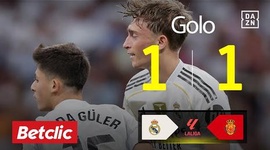 La Liga: Real Madrid vs Mallorca, Golo 1-1 Güler (2025-2026)