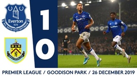 Premier League: Everton 1 - 0 Burnley (2019-2020)