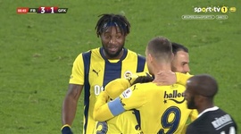 Super Ligi: Fenerbahce vs Gaziantep FK, Golo 3-1 E. Džeko (2024-2025)