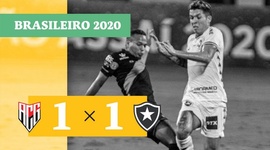 Brasileirão: Atlético-GO 1 - 1 Botafogo (2020)