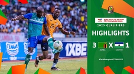 Qualificação CAN: Zâmbia 3 - 1 Lesoto (2023)