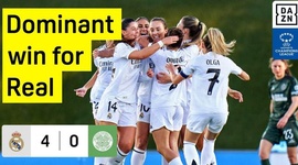 Liga Campeões Feminina: Real Madrid FM 4 - 0 Celtic FM (2024-2025)