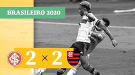 Brasileirão: Internacional 2 - 2 Flamengo (2020)