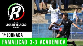 Liga Revelação: Famalicão 3 - 3 Académica (2019-2020)