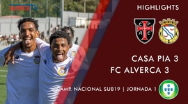 Juniores A S19 I Divisão: Casa Pia 3 - 3 Alverca (2022-2023)