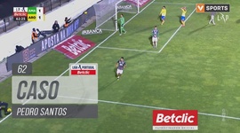 Liga Portugal Betclic: CF Estrela Amadora vs Arouca, Caso Pedro Santos, 62' (2024-2025)