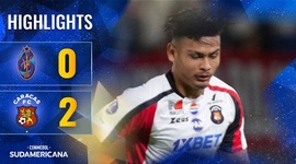Copa Sudamericana: La Guaira 0 - 2 Caracas (2025)