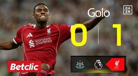 Premier League: Newcastle vs Liverpool, Golo 0-1 Gravenberch (2025-2026)