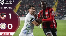 Super Ligi: Gaziantep FK 1 - 0 Rizespor (2024-2025)