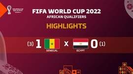 Qualificação Mundial África: Senegal 3 - 1 g.p Egipto (2022)