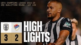 Liga Campeões: PAOK 3 - 2 Borac Banja Luka (2024-2025)