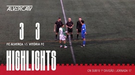 Juniores A S19 I Divisão: Alverca 3 - 3 V. Setúbal (2023-2024)