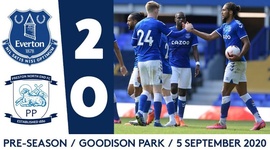 Amigáveis de clubes: Everton 2 - 0 Preston North End (2020-2021)