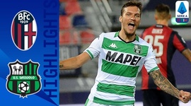 Serie A: Bologna 1 - 2 Sassuolo (2019-2020)