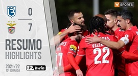 Liga Portugal Bwin: B SAD 0 - 7 Benfica (2021-2022)