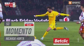 Liga Portugal Betclic: AVS SAD vs Sp. Braga, Jogada Ricardo Horta, 52' (2024-2025)