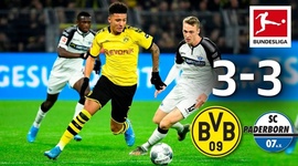Bundesliga: Dortmund 3 - 3 SC Paderborn 07 (2019-2020)