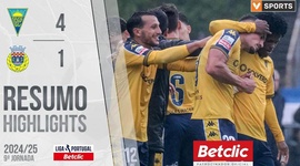 Liga Portugal Betclic: Estoril 4 - 1 Arouca (2024-2025)