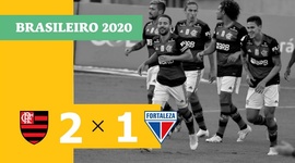 Brasileirão: Flamengo 2 - 1 Fortaleza (2020)