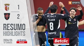 Liga Portugal Betclic: Sp. Braga 1 - 2 Casa Pia (2024-2025)