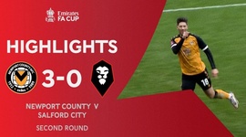 FA Cup: Newport County 3 - 0 Salford City (2020-2021)