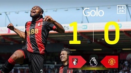 Premier League: AFC Bournemouth vs Man Utd, Golo 1-0 Semenyo (2024-2025)