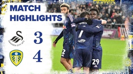 Championship: Swansea City 3 - 4 Leeds (2024-2025)