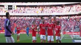 Liga Portugal Bwin: Benfica (1-0) Estoril, Golo Otamendi, 44m (2022-2023)