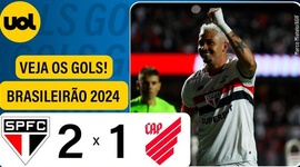 Brasileirão: São Paulo 2 - 1 Athletico-PR (2024)