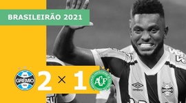 Brasileirão: Grêmio 2 - 1 Chapecoense (2021)
