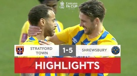 FA Cup: Stratford Town 1 - 5 Shrewsbury Town (2021-2022)