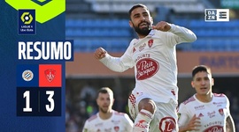 Ligue 1: Montpellier 1 - 3 Stade Brest (2023-2024)