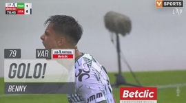 Liga Portugal Betclic: Moreirense vs Santa Clara, Golo 1-0 Benny (2024-2025)