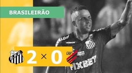 Brasileirão: Santos 2 - 0 Athletico-PR (2022)