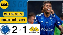 Brasileirão: Cruzeiro 2 - 1 Criciúma (2024)