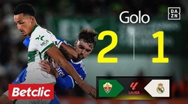 La Liga: Elche vs Real Madrid, Golo 2-1 Álvaro Rodríguez (2025-2026)