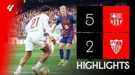 La Liga: Barcelona 5 - 2 Sevilla (2025-2026)