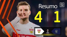 Liga Europa: Estugarda 4 - 1 Maccabi Tel Aviv (2025-2026)