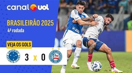 Brasileirão: Cruzeiro 3 - 0 Bahia (2025)