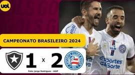 Brasileirão: Botafogo 1 - 2 Bahia (2024)