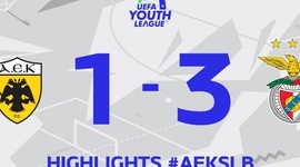 UEFA Youth League: AEK 1 - 3 Benfica (2018-2019)