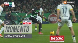Liga Portugal Betclic: Sporting vs Famalicão, Jogada Geovany Quenda, 55' (2024-2025)