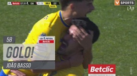 Liga Portugal Betclic: Desp. Chaves vs Estoril, Golo 1-1 João Basso (2023-2024)