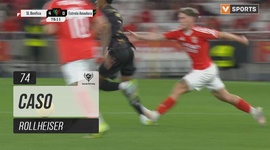 Taça de Portugal Generali Tranquilidade: Benfica vs CF Estrela Amadora, Cartão Amarelo Rollheiser, 74' (2024-2025)