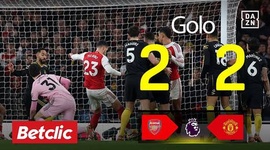 Premier League: Arsenal vs Man Utd, Golo 2-2 Merino (2025-2026)