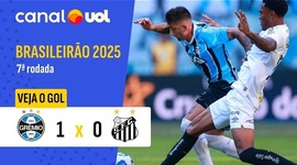 Brasileirão: Grêmio 1 - 0 Santos (2025)