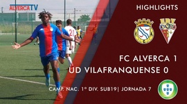 Juniores A S19 I Divisão: Alverca 1 - 0 Vilafranquense (2022-2023)